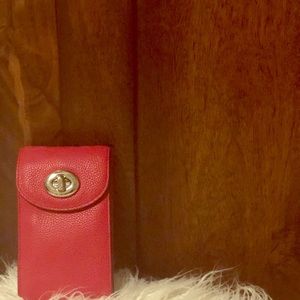 Red Coach crossbody